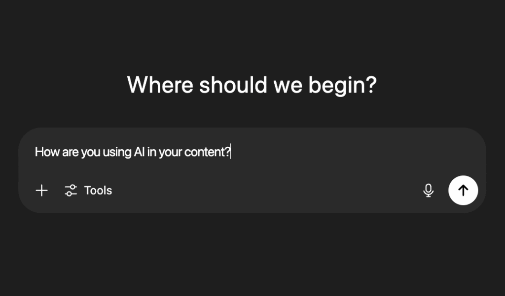 AI in content – Taboo or To Do?